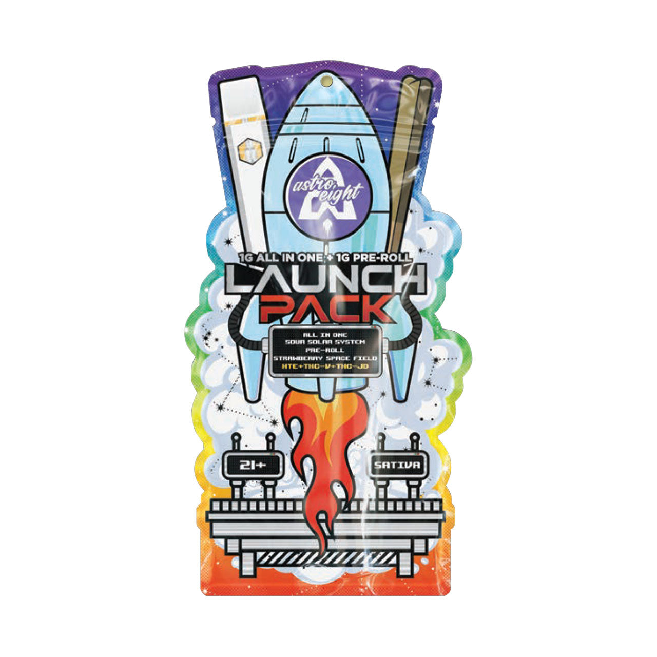 Astro Eight Launch Pack Combo 1g vape 1g prerol