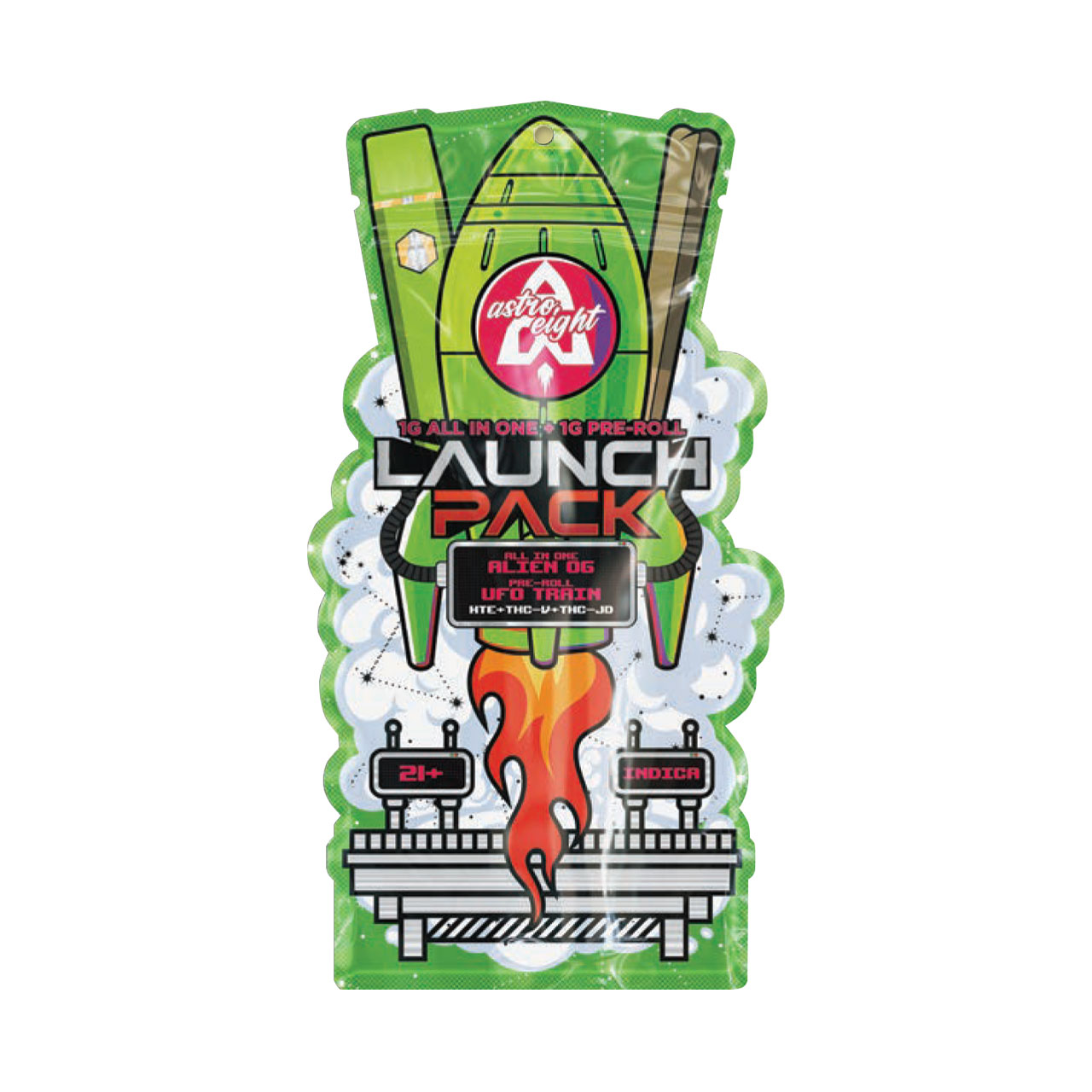 Astro Eight Launch Pack Combo 1g vape 1g prerol