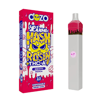 DOZO Live Hash Rosin + THC-A Diamond 2.5g Vape