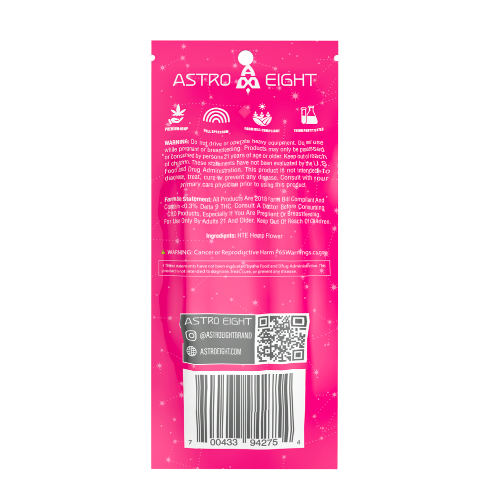 Astro Eight HTE Prerolls 1g 4pack