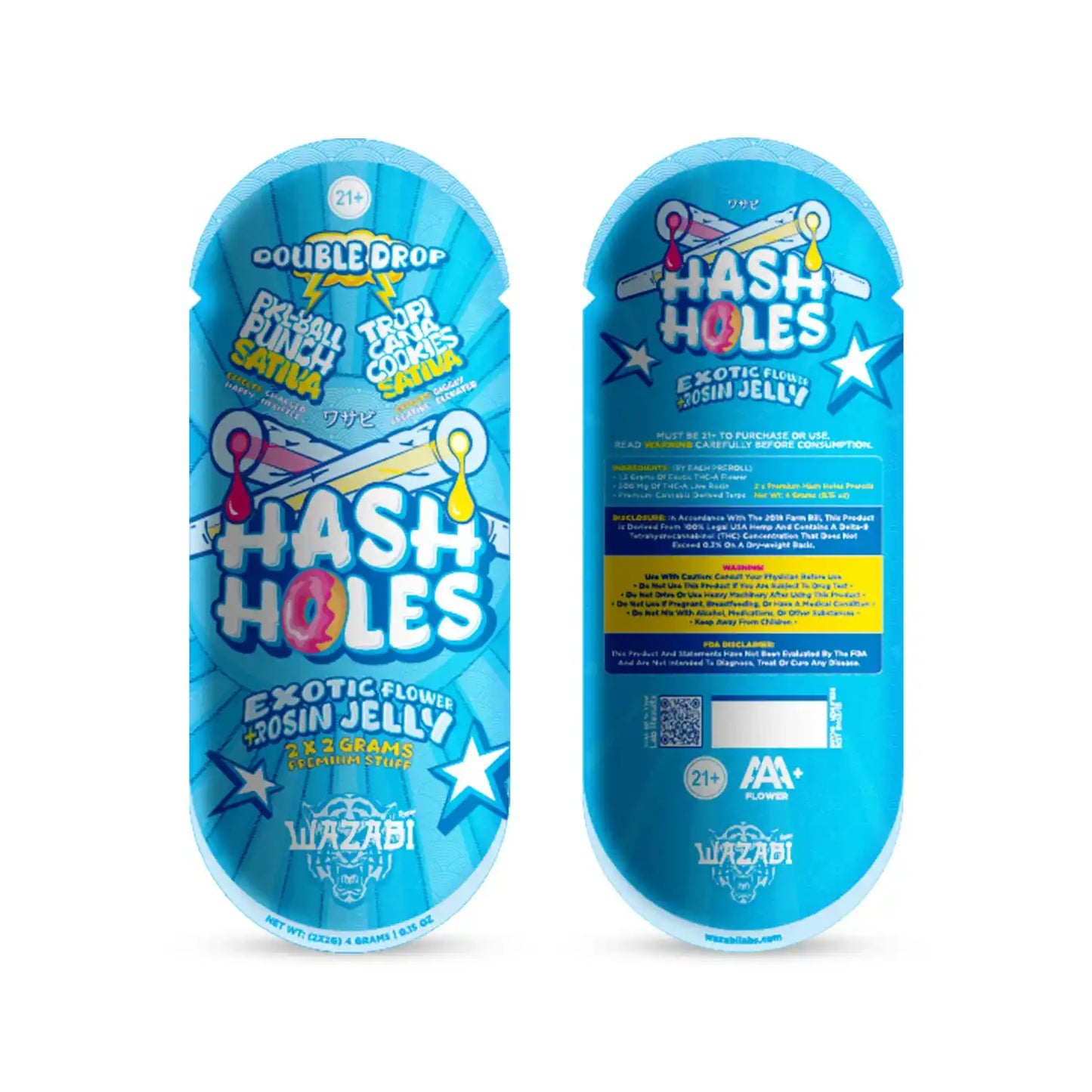 Wazabi Hash Holes 2 preroll 2g
