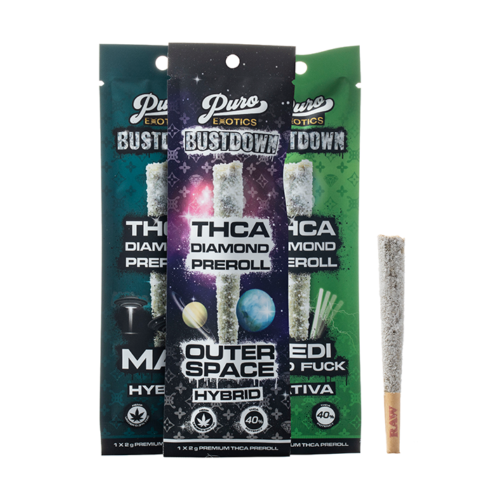 Puro Exotics BustDown 2x2g preroll