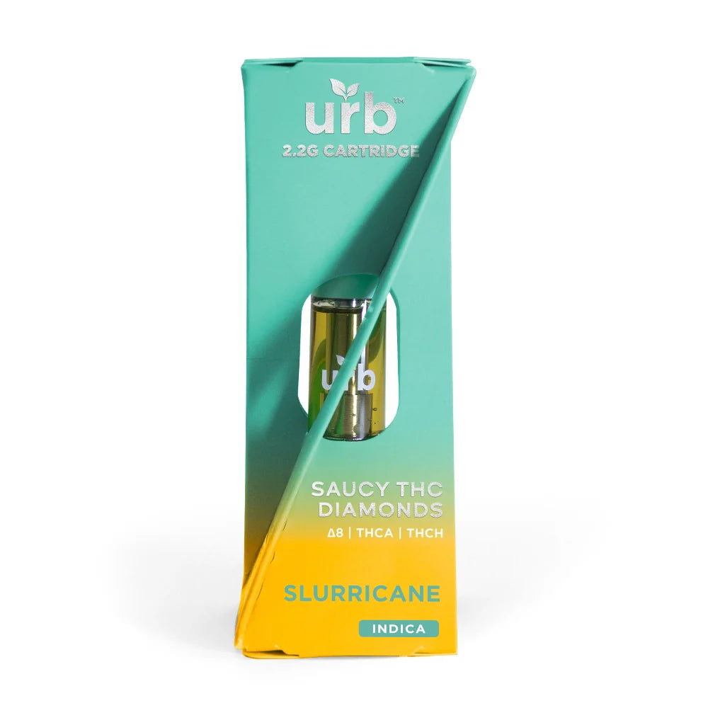URB Saucy Diamonds 2.2g Cart D8 THCA THCH