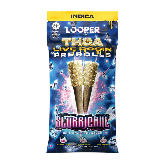 Looper THCA Live Rosin Preroll 2pack 1g
