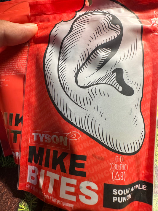 Mike Bites CBD 1:1 THC Gummies