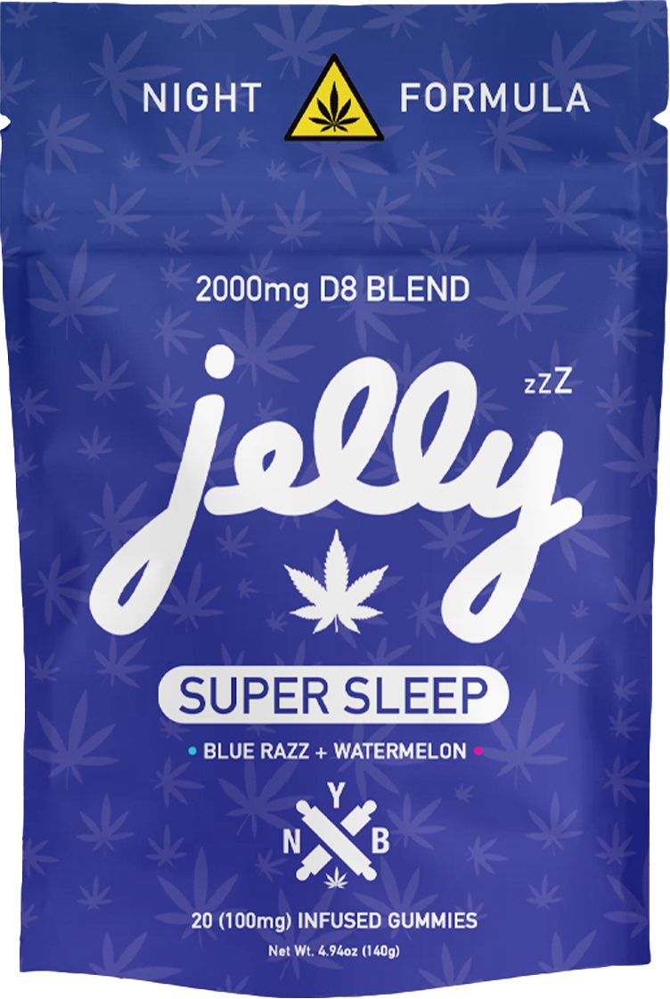 JELLY SUPER SLEEP D8 2000mg Gummies