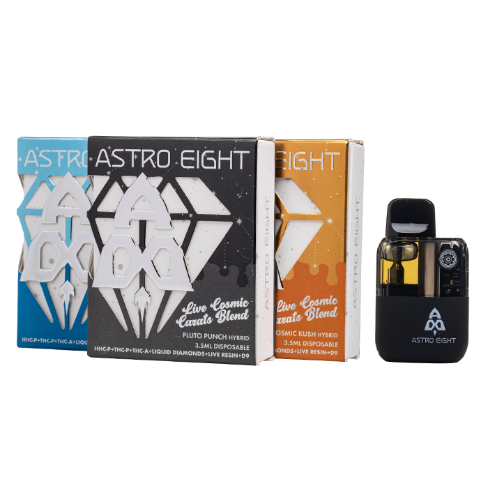 ASTRO EIGHT LIQUID DIAMONDS D9 HHCP THCP THCA DISPOSABLE 3.5G Vape