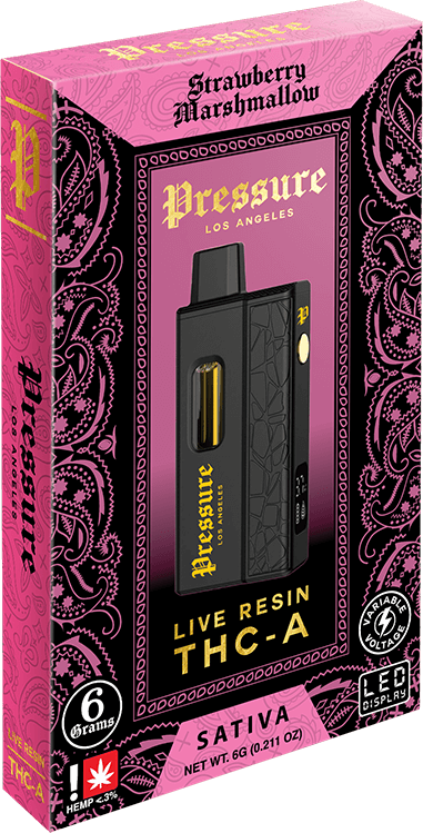 Pressure Live Resin THCA 6g Vape disposable