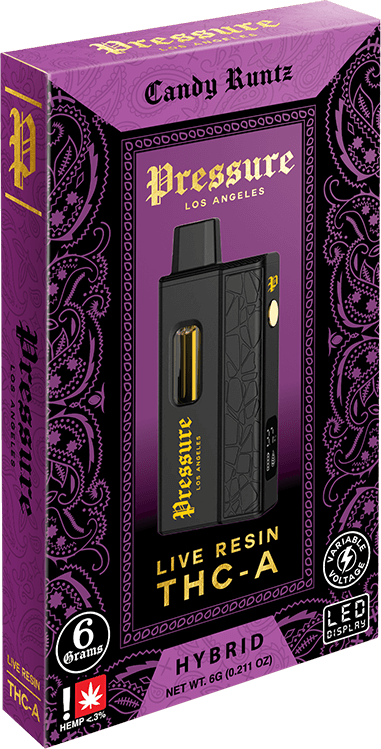 Pressure Live Resin THCA 6g Vape disposable