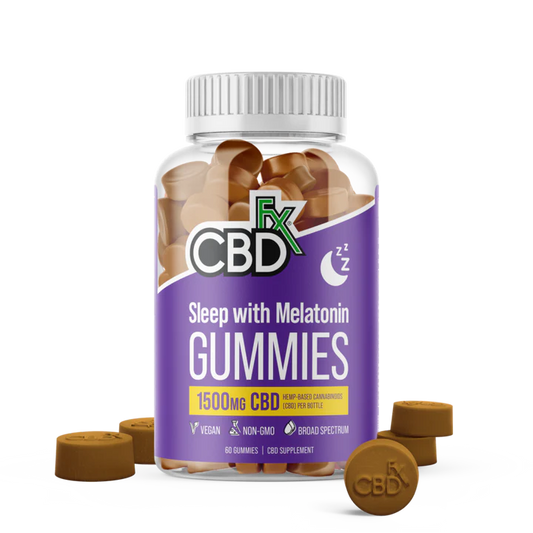 CBDFX Gomitas para dormir CBD+Melatonina 1500mg
