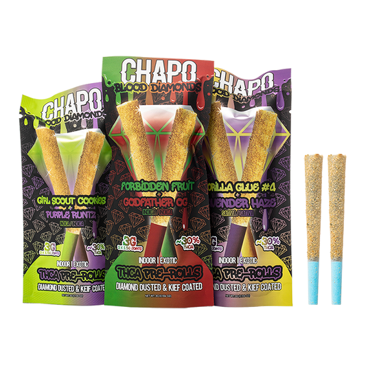 Chapo Extrax Blood Diamonds 2pack preroll 3g
